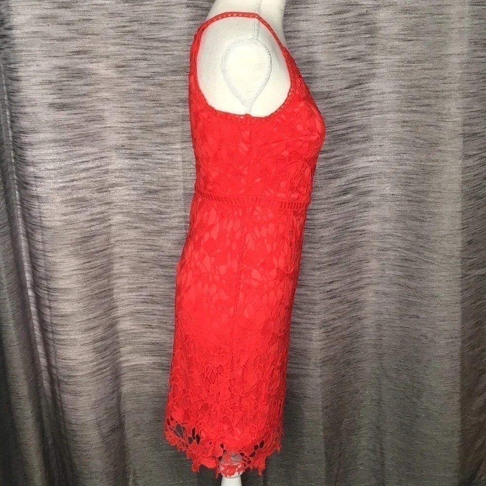 SHE + SKY RED SMALL DRESS - Picture 6 of 9